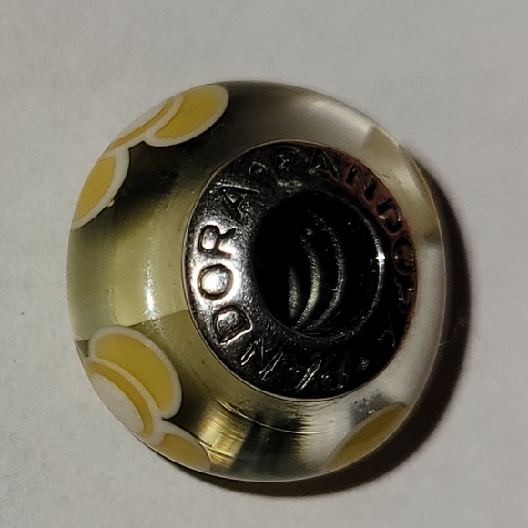 Pandora Flowers For You Yellow Charm Authentic - Picture 1 of 5
